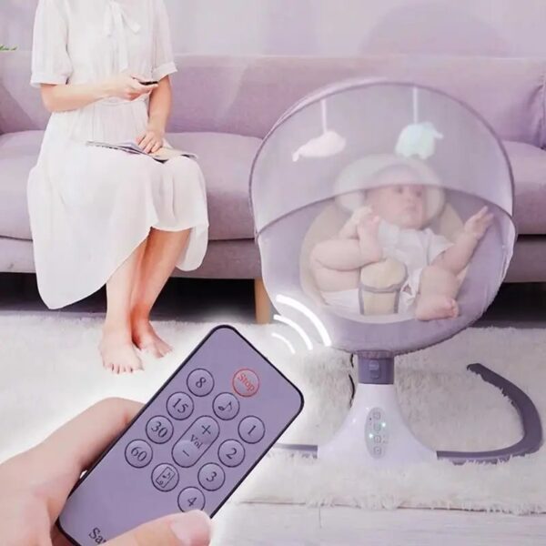 electric swing with bluetooth and remote and adapter